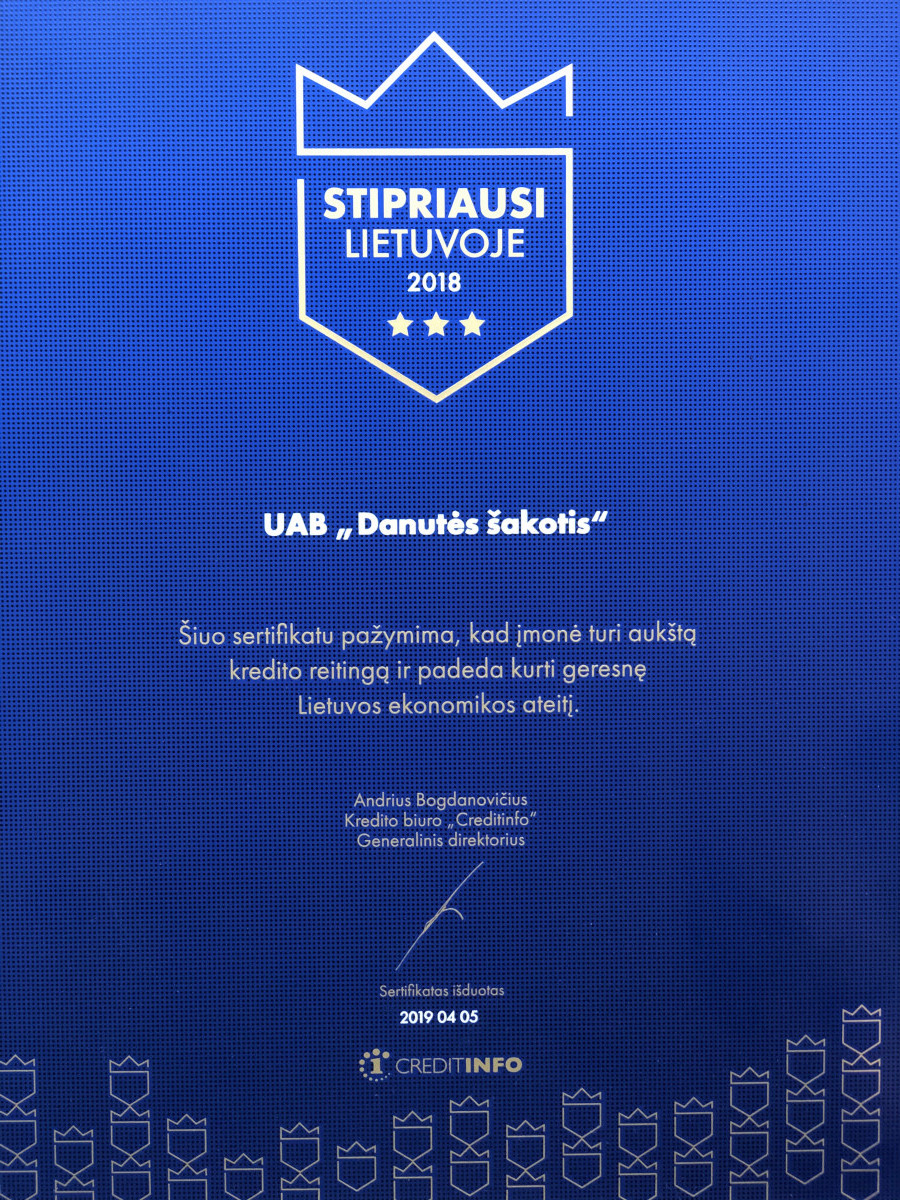 Danutės šakotis, UAB