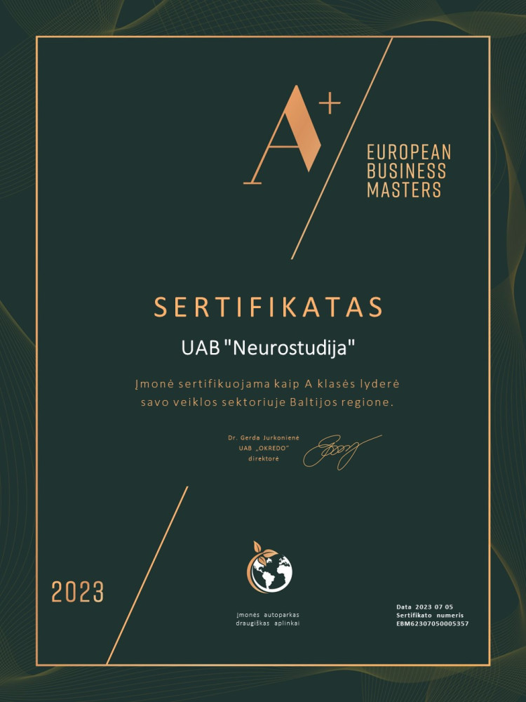 Neurostudija, klinika