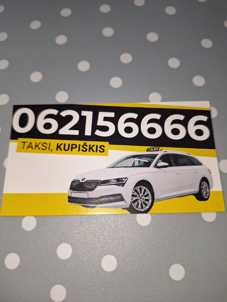 Taksi Kupiškyje