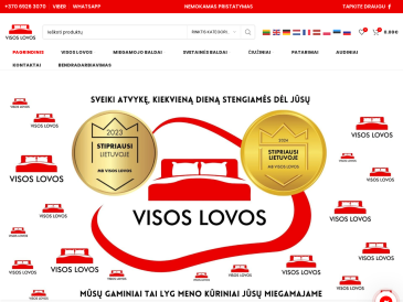 Visos lovos, MB