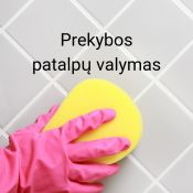 Prekybos patalpų valymas