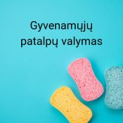 Gyvenamųjų patalpų valymas