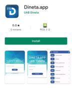 Mobili operacijų programėlė DINETA.app
