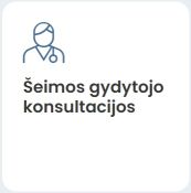 Šeimos gydytojo konsultacijos