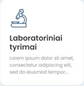 Laboratoriniai tyrimai