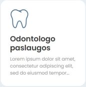 Odontologo paslaugos