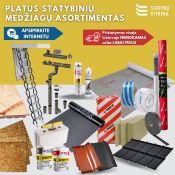 Platus statybinių medžiagų pasirinkimas - nemokamas arba labai pigus pristatymas