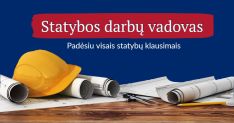 Statybos rangovų paieška, dokumentų rengimas ir pridavimas