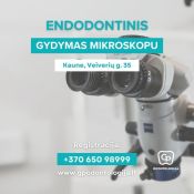 Endodontinis gydymas mikroskopu