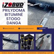 Izobud prilydoma bituminė danga