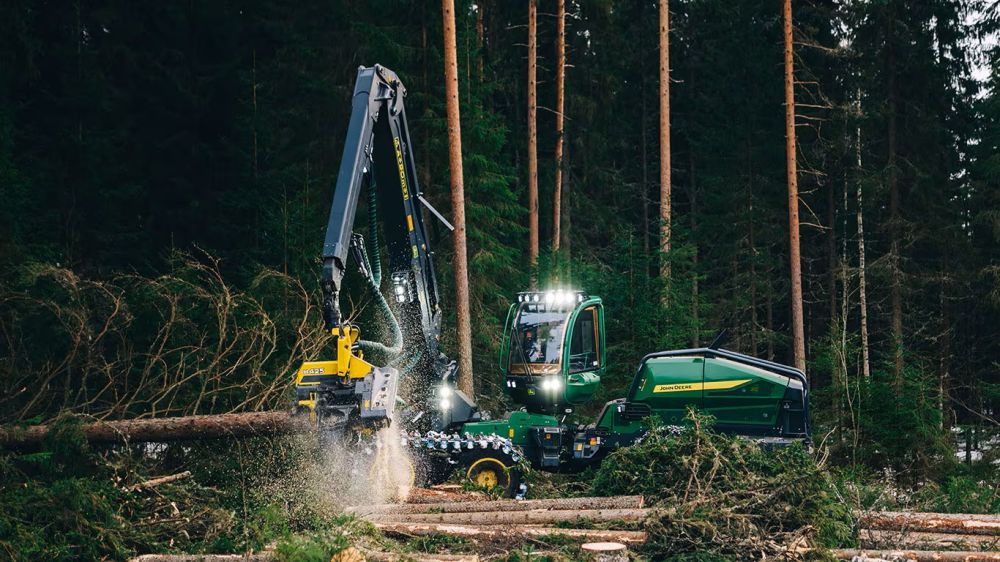 "JOHN DEERE Forestry" miško technikos naujienos – H serija